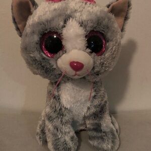TY Beanie Boos - KIKI the Grey Cat (6 Inch) Plush Stuffed Animal Toy